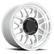 Black Rhino Delta 20x9.5 -18 8x165.1mm 125.1mm Gloss Silver Mirror Face-Mirror Lip