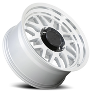 Black Rhino Delta 17x9.5 -18 8x165.1mm 125.1mm Gloss Silver Mirror Face-Mirror Lip