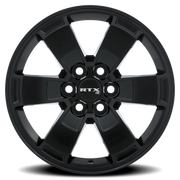 RTX OE Denver 16x7 +25 6x120mm 67.1mm Satin Black