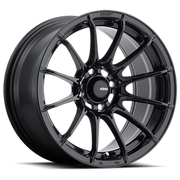 Konig Dial In 15x8 +25 4x100mm 73.1mm Gloss Black