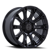 Black Rhino Diamondback 17x8.5 +25 5x114.3mm 72.56mm Matte Black