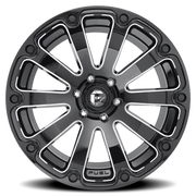 Fuel Diesel 20x12 -44 8x165.1mm 125.2mm Gloss Black Milled