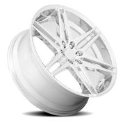 DUB Dirty Dog 24x10 +25 6x139.7mm 106.1mm Chrome