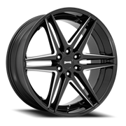 DUB Dirty Dog 26x10 +30 6x135mm 87.1mm Gloss Black Milled