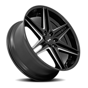 DUB Dirty Dog 24x10 +30 6x135mm 87.1mm Gloss Black Milled