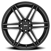 DUB Dirty Dog 26x10 +30 6x135mm 87.1mm Gloss Black Milled