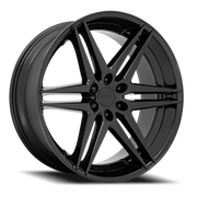 DUB Dirty Dog 24x10 +25 6x139.7mm 106.1mm Gloss Black