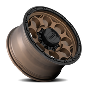 KMC Dirty Harry 17x8.5 +0 8x170mm 125.1mm Matte Bronze Black Lip
