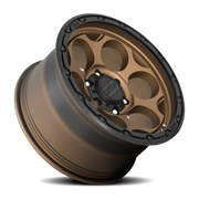 KMC Dirty Harry 17x8.5 +0 5x127mm 71.5mm Matte Bronze Black Lip
