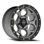 KMC Dirty Harry 18x8.5 +18 5x127mm 71.5mm Satin Gray Black Lip