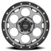 KMC Dirty Harry 20x9 +0 5x127mm 71.5mm Satin Gray Black Lip