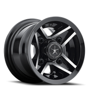 Fairway Alloys Divot 8x7 +0 4x101.6mm 70.7mm Gloss Black Machined