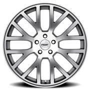 TSW Donington 22x10.5 +25 5x114.3mm 76mm Gunmetal Mirror Cut Face