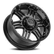 Gear Off Road Double Pump 18x9 +10 6x139.7mm 108mm Gloss Black