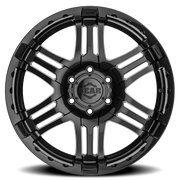 Gear Off Road Double Pump 18x9 +10 6x139.7mm 108mm Gloss Black