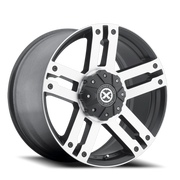 ATX Dune 17x8.5 +30 5x150mm 110.1mm Satin Black Machined Face