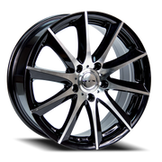 RTX Dynamo 15x6.5 +38 4x100mm 73.1mm Black Machined