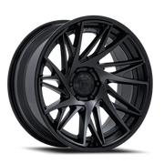 Fuel Dynamo 20x9 +1 6x139.7mm 106.1mm Matte Black Gloss Black Lip