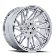 Fuel Dynamo 20x10 -18 6x135mm 87.1mm Gloss Silver Brushed-Chrome Lip