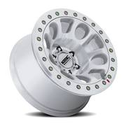 KMC E25 Beadlock 17x9 -38 5x127mm 71.5mm Machined Silver