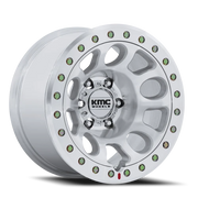 KMC E25 Beadlock 17x9 +1 6x139.7mm 108mm Machined Silver