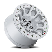KMC E25 Beadlock 17x9 -12 6x135mm 87.1mm Machined Silver