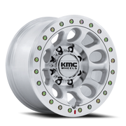 KMC E25 Beadlock 17x9 -38 8x165.1mm 125.1mm Machined Silver