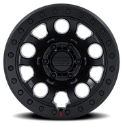 KMC E25 Beadlock 17x9 +1 6x139.7mm 108mm Blackout