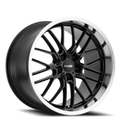 Cray Eagle 19x10.5 +69 5x120.65mm 70mm Gloss Black Mirror Cut Lip