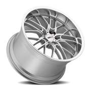Cray Eagle 19x9 +50 5x120.65mm 70mm Silver Mirror Cut Face-Mirror Cut Lip