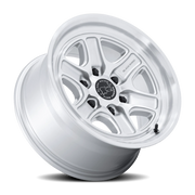 Black Rhino Echo 18x9 +12 6x139.7mm 106.1mm Gloss Silver Machined Face