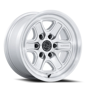 Black Rhino Echo 18x9 +12 8x165.1mm 125.1mm Gloss Silver Machined Face
