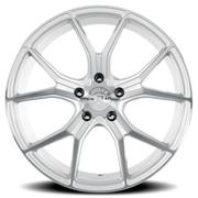 Dolce Performance Element 19x9.5 +40 5x114.3mm 73.1mm Gloss Silver Machined Face