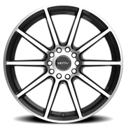 Motiv Elicit 17x7.5 +40 5x100mm 73.1mm Black Machined Face