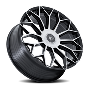 Asanti Black Label Envoy 22x10 +35 5x112mm 74.1mm Gloss Black Machined Face
