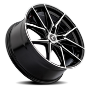 Kraze Evolve 22x9 +35 5x114.3mm 73.1mm Gloss Black Machined