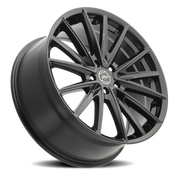 Platinum Exodus 17x8 +35 5x110mm 65.1mm Gloss Black Clear Coat
