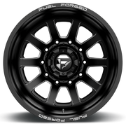 Fuel FF09D Dually 22x8.5 -202 10x225mm 170.1mm Matte Black Milled