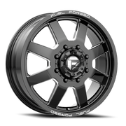 Fuel FF09D Dually 20x8.25 +105 8x200mm 142.2mm Matte Black Milled