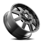 Fuel FF09D Dually 20x8.25 +105 8x210mm 154.3mm Matte Black Milled