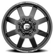 Fuel FF09D Dually 24x8.25 +105 8x200mm 142.2mm Matte Black Milled