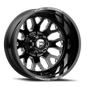 Fuel FF19D Dually 20x8.25 +105 10x225mm 170.1mm Gloss Black Milled
