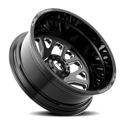 Fuel FF19D Dually 20x8.25 +105 10x225mm 170.1mm Gloss Black Milled