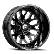 Fuel FF19D Dually 22x8.5 -202 10x225mm 170.1mm Gloss Black Milled
