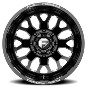 Fuel FF19D Dually 24x8.25 -225 10x225mm 170.1mm Gloss Black Milled