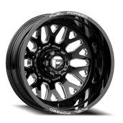 Fuel FF19D Dually 24x8.25 -240 8x165.1mm 121.7mm Gloss Black Milled