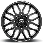 Fuel FFC66 Dually 20x8.25 +105 8x200mm 142.2mm Matte Black Milled