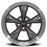 OE Wheels FR01 17x10.5 +27 5x114.3mm 70.6mm Anthracite Machined Lip