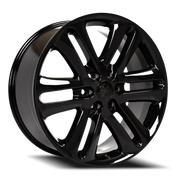 OE Wheels FR76 22x9 +44 6x135mm 87mm Gloss Black