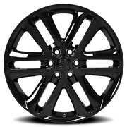 OE Wheels FR76 22x9 +44 6x135mm 87mm Gloss Black